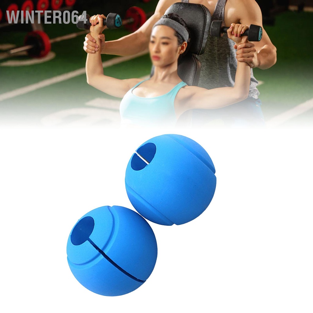 Winter064 2 Quả Tạ Cầm Silicone Dày Barbell Trọng Lượng Thanh Cho 25Mm 28Mm 30Mm Barbells Và