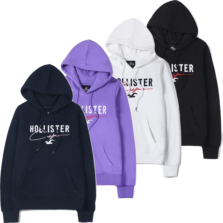 Hollister Áo Khoác hoodie Thời Trang Xuân Thu Cho Nam Nữ