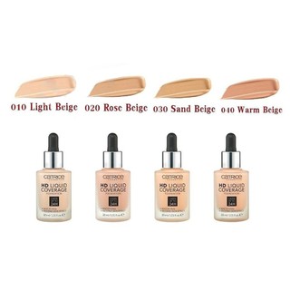 [Hàng Có Sẵn ]  Kem nền Catrice HD Liquid Coverage Last Upto 24h 30ml