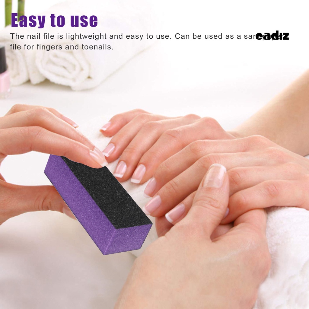 Bộ 2 / 10 / 12 Cây Dũa Móng Tay Nhiều Mặt Chống Mài Mòn Cho Nữ