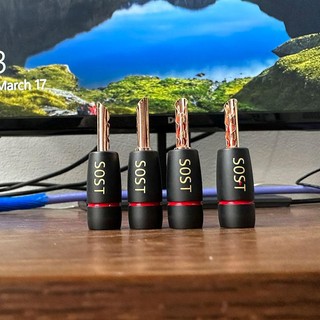 01 jack bắp chuối răng cưa đồng vàng cao cấp audiosost
