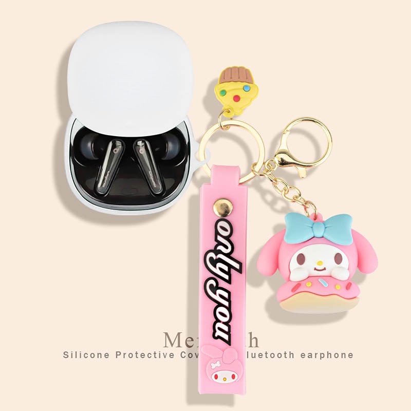 Anker Soundcore Liberty 4 Case Cartoon Sanrio Keychain Pendant Plush Briar Soundcore Liberty 4 Silicone Soft Case Protective Case Creative Spider-Man Violent Bear Pendant Anker Soundcore Liberty 4 Cover Soft Case Protective Case