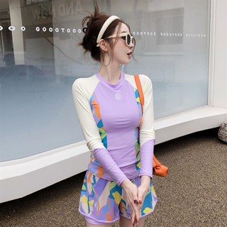 Set đồ bơi tay dài quần 2 lớp KN198