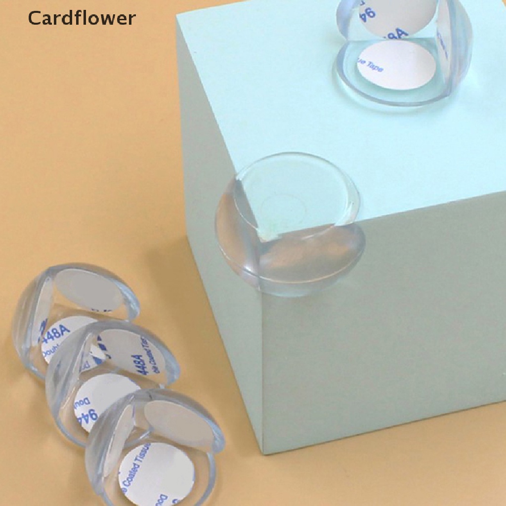 Bộ 4 Miếng Bọc Cạnh Bàn Bằng Silicon Mềm Trong Suốt Chống Va Chạm Bảo Vệ An Toàn Cho Bé