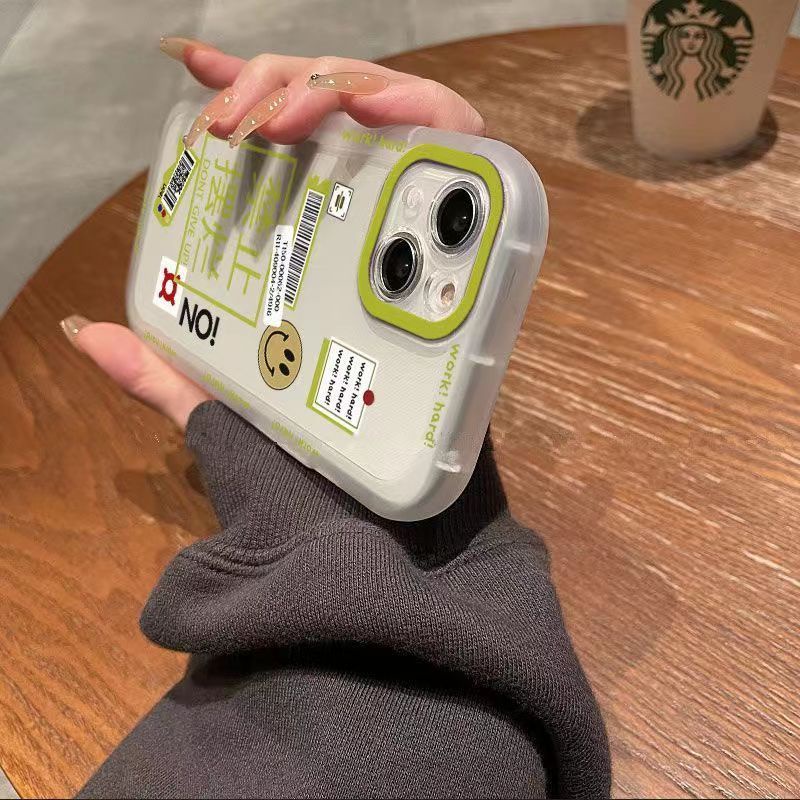 ✅Ốp Điện Thoại Mềm Trong Suốt Họa Tiết Độc Đáo Cho iPhone 14 / 13pro 12promax 7Plus