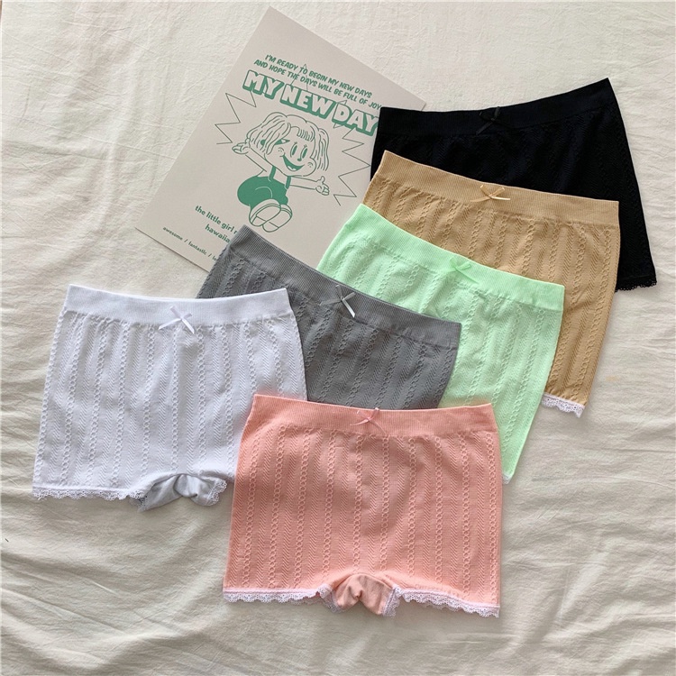 AOFEIQIKE AOFEIQIKE Quần Lót Co Giãn Thoáng Khí Viền Ren Dễ Thương Cho Nữ [Zxyouing]