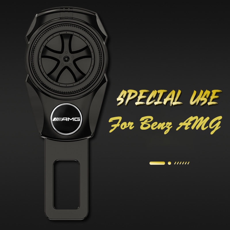 Chốt Khóa Dây Đai An Toàn Bằng Hợp Kim Kẽm Mạ Điện Cho Xe Hơi Mercedes Benz AMG A B C E S Class GLA GLB GLC GLE W167 W204 W205 E200 A180