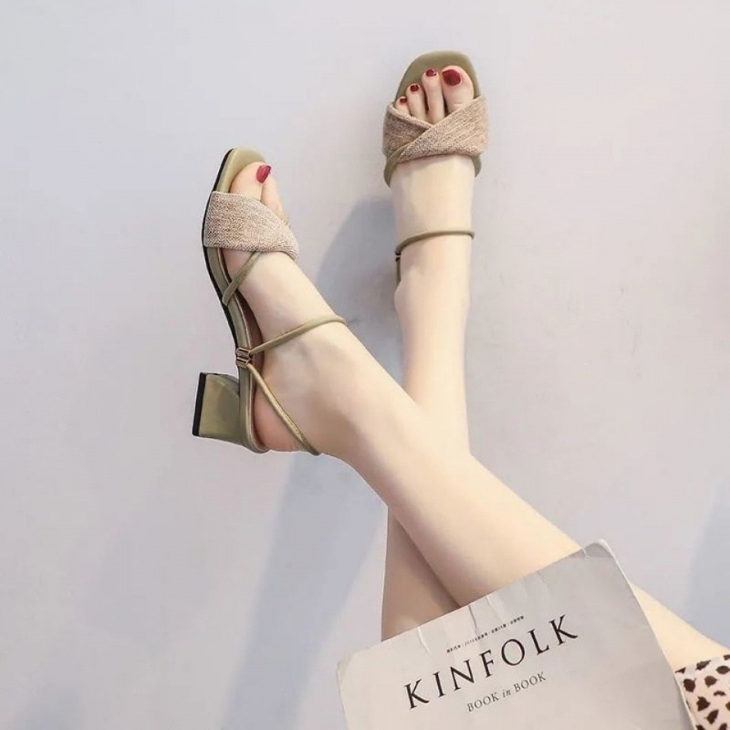 Sandal Cao Gót Thiết Kế Mới Thời Trang Mùa Xuân Dành Cho Nữ