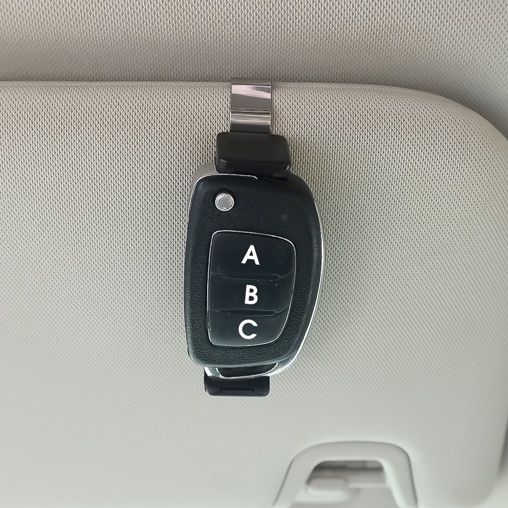 Giá Đỡ Kẹp Điều Khiển Từ Xa / Ga-Ra Gắn Tấm Che Nắng Xe Hơi Thu Gọn Được Tiện Lợi