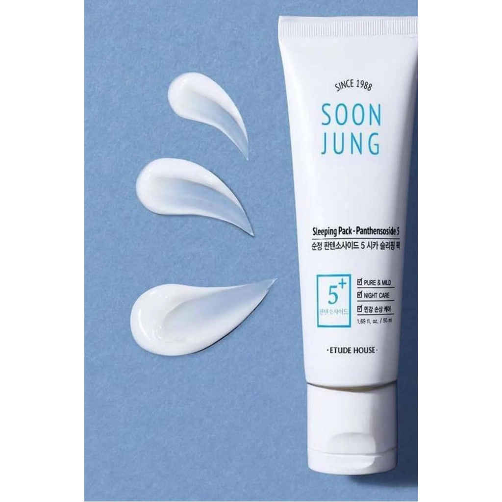Kem dưỡng ẩm cho da khô Etude House Soon Jung 5 Panthensoside Cica Balm 40ml
