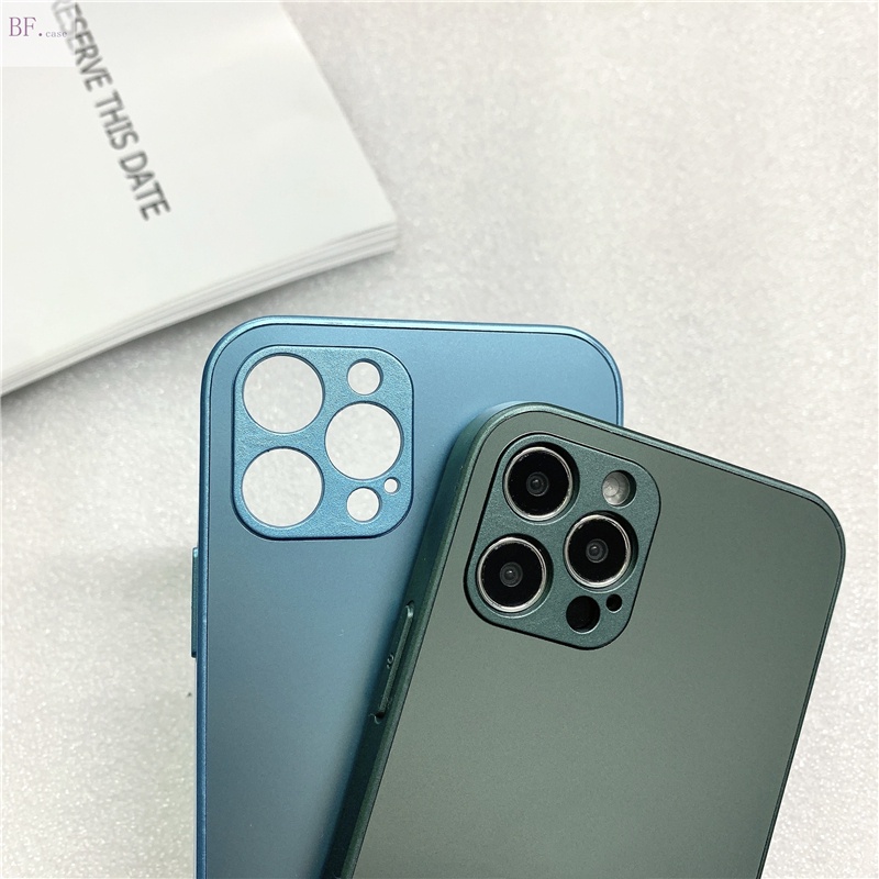 Ốp Điện Thoại Cứng Mặt Nhám Chống Dấu Vân Tay Cho Iphone 11 12 13 Pro Max X XR XSMAX