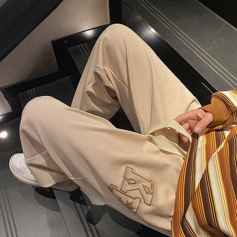 Quần ống rộng In Chữ Thời Trang Mùa Hè Dành Cho Nam