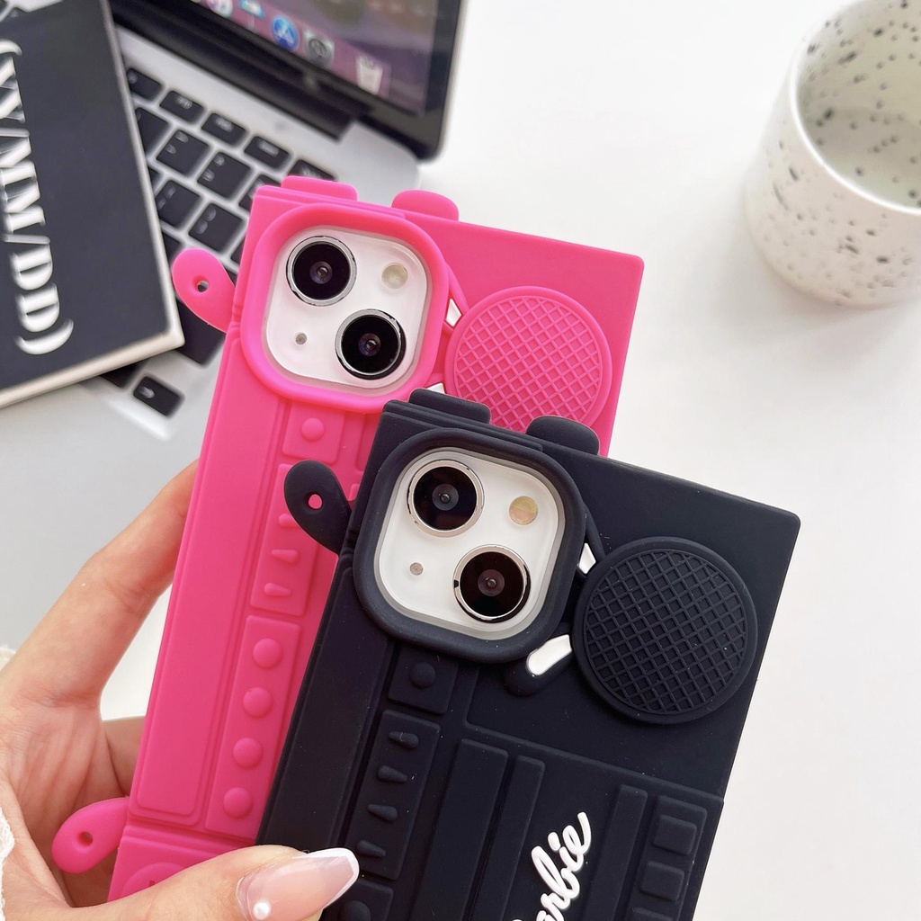 Ốp Điện Thoại Silicon Tpu Mềm Hình Radio 3D Sáng Tạo Bảo Vệ Toàn Diện Cho iPhone 14 13 12 11 Pro Max