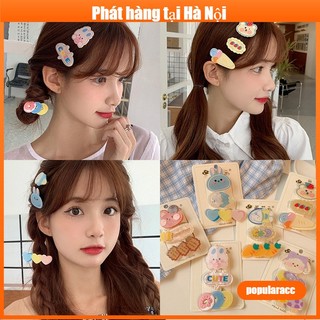Kẹp tóc hoạt hình dễ thương Phong cách Nhật Bản