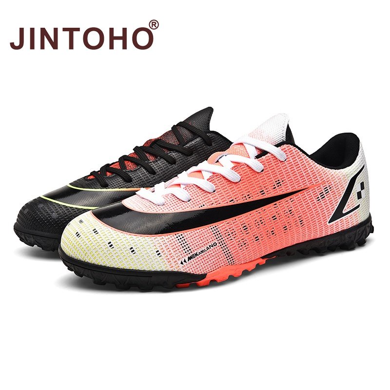 Giày Đá Bóng Chống Trượt Màu Đen Siêu Nhẹ Size 35-46 Dành Cho Cặp Đôi