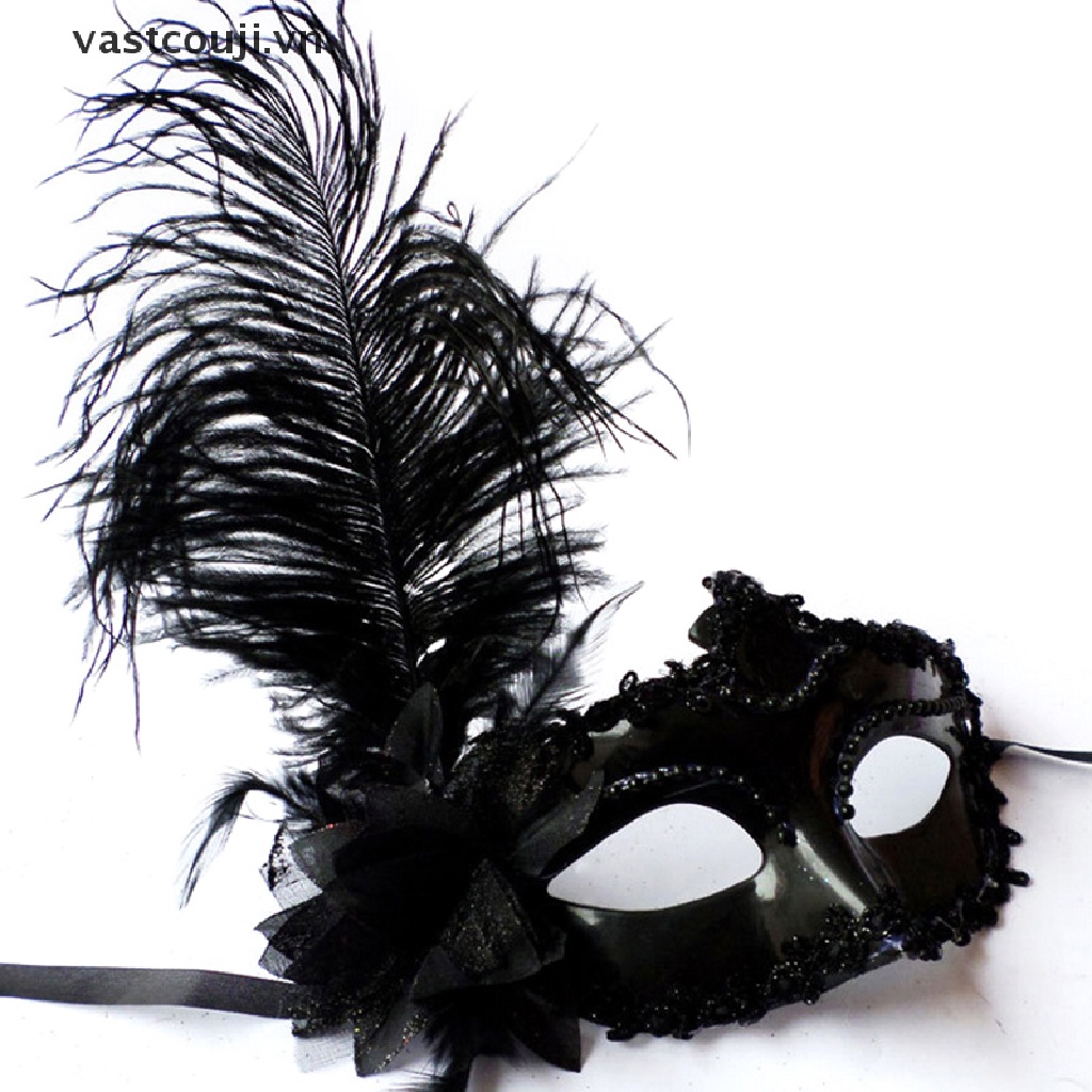 Mặt Nạ Lông Vũ Hóa Trang Công Chúa VASTJI Masquerade Gợi Cảm Nhiều Màu Sắc