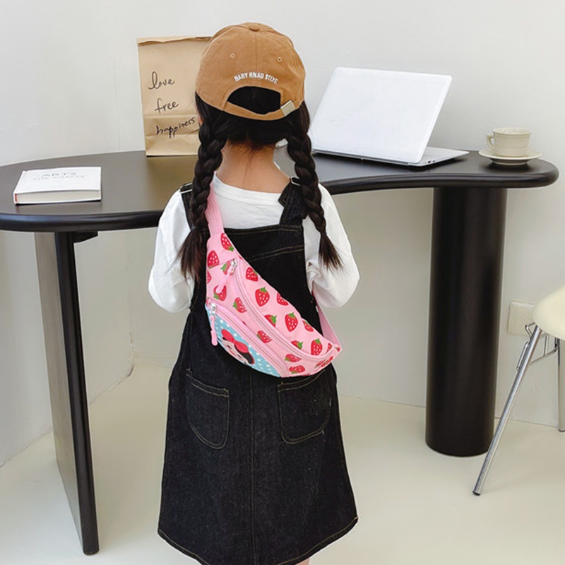 Khung Thành Cho Bé Chất Lượng Cao❤Túi Đeo Chéo Ngực Siêu Nhẹ In Họa Tiết Hoạt Hình Dễ Thương Cho Bé