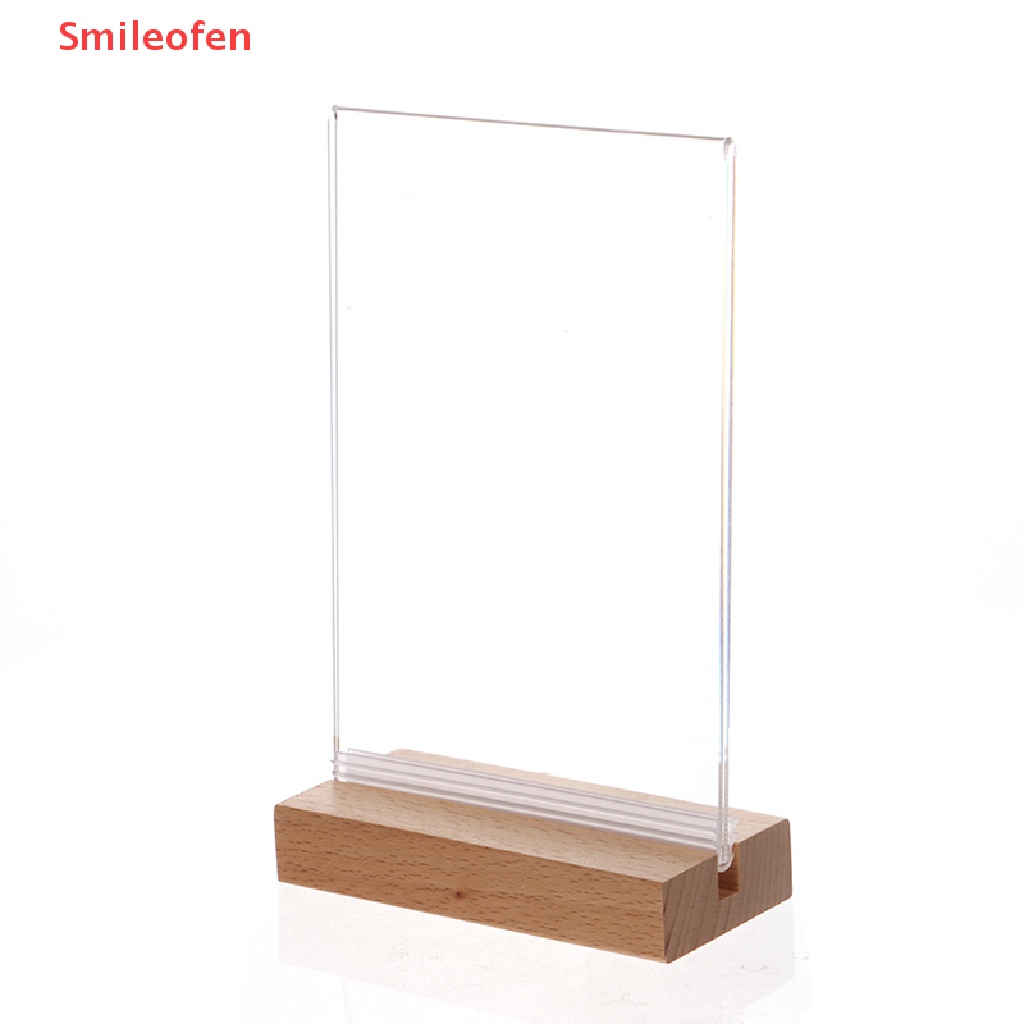 Bộ Thẻ Ảnh Bằng Acrylic Hình Mặt Cười Dễ Thương Xinh Xắn