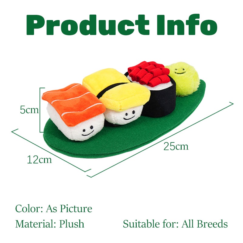 HamshMoc Đồ chơi nhồi bông luyện tập ăn chậm  cải thiện hít mùi mềm mại tương tác vui nhộn dành cho cún cưng