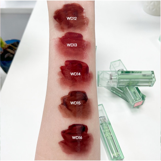 Son Tint Bóng, Lâu Trôi Căng Mọng, Ẩm Mịn Merzy The Watery Dew Tint 4g- Son Tint Bóng Mer