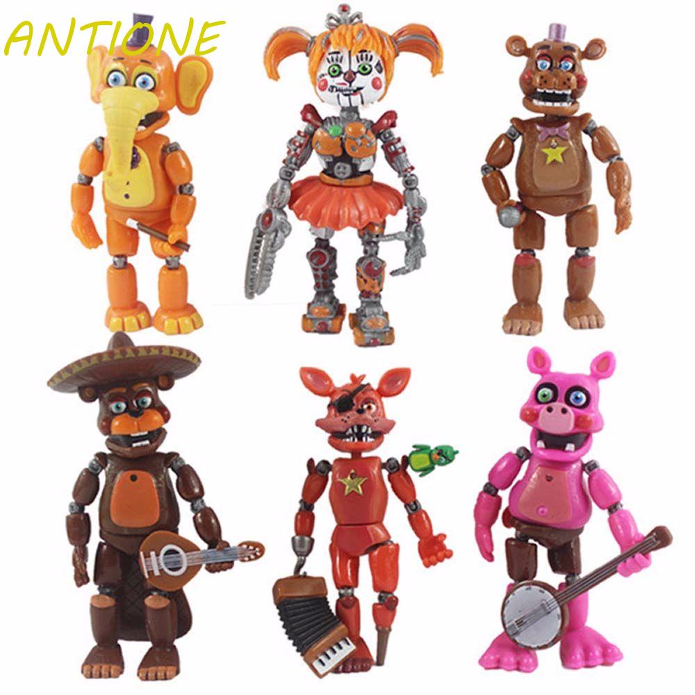Set 6 Mô Hình Đồ Chơi Nhân Vật Trong Five Nights At Freddy 's