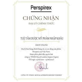 Lăn Khử Mùi Perspirex Cao Cấp 20ml