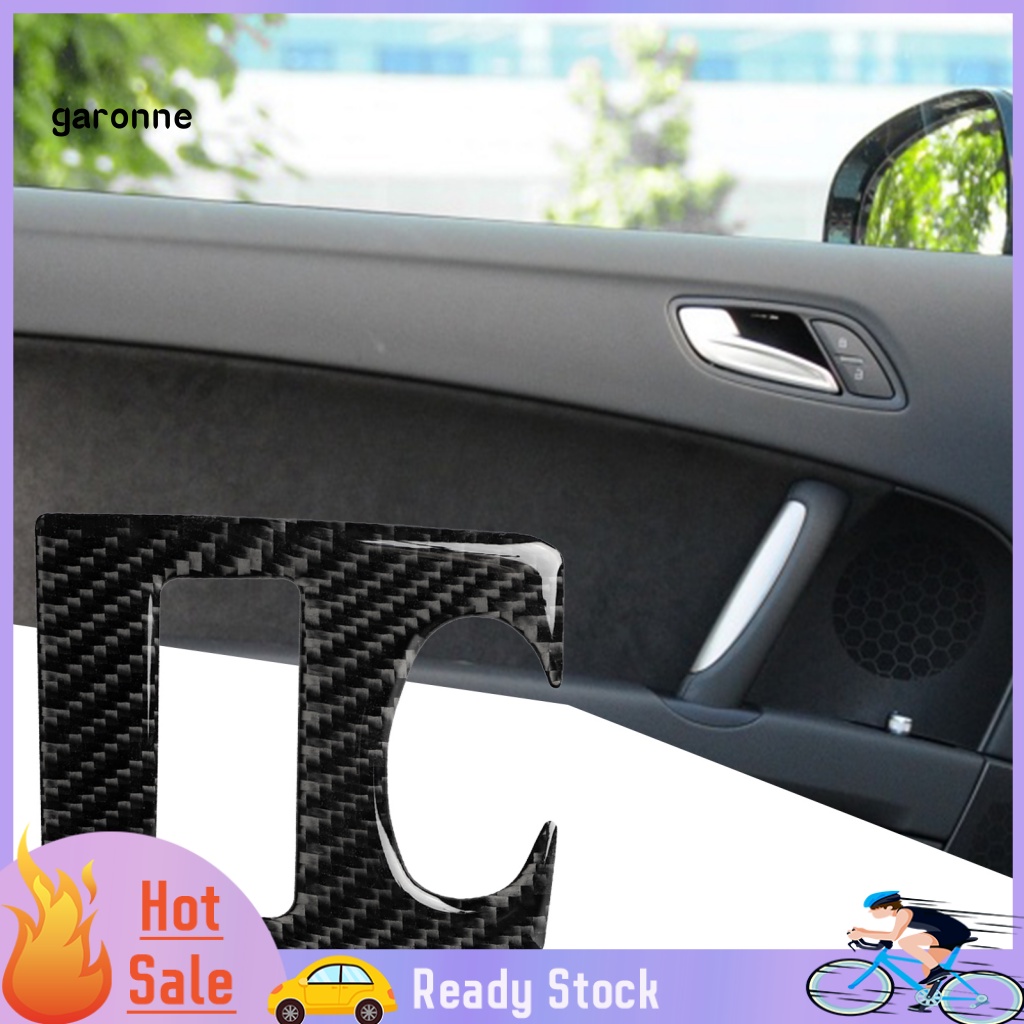 Bộ 4 Đề Can Sợi Carbon Tự Dính Chống Thấm Nước Dán Bảng Điều Khiển Nâng Cửa Sổ Xe Hơi Audi TT 8n 8J MK123 TTRS 2008-2014