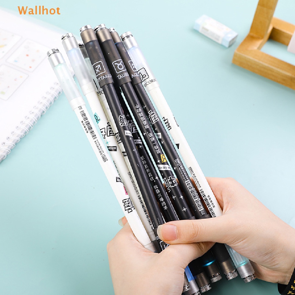 1 Bút Mực Gel Gắn Đèn LED Màu Sắc Ngẫu Nhiên Sáng Tạo