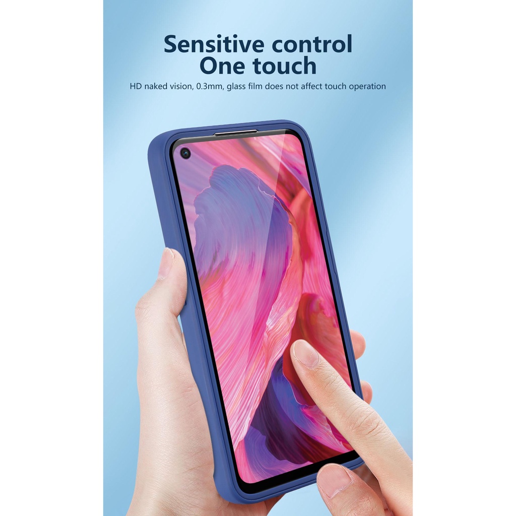 Ốp Điện Thoại Trong Suốt Bảo Vệ Toàn Diện 360 Độ + Miếng Dán Bảo Vệ Màn Hình Cho VIVO V23 5G Y20 Y20s Y12s Y20sg Y20i Y12a