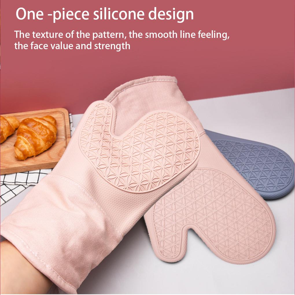 Găng Tay Silicone Cách Nhiệt Chống Trượt Có Thể Giặt Được Tiện Dụng