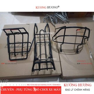 Bộ 3 baga nhúng nhựa dream Thái . baga giỏ, bảo vệ đèn hậu , baga lượn giữa bọc nhựa cao cấp