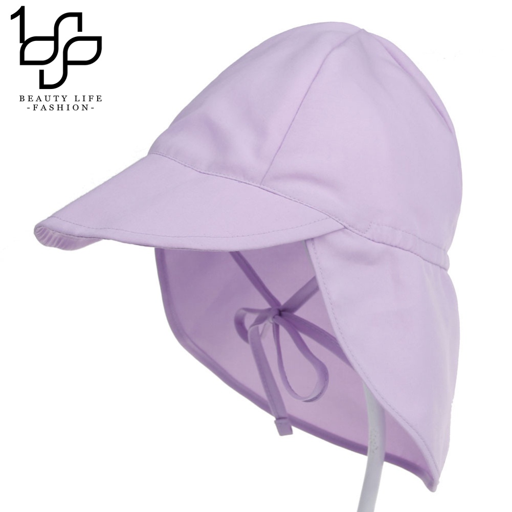 Mũ Chống Nắng Thoáng Khí Che Tai Thời Trang Đi Biển Mùa Hè Cho Bé Trai Và Gái