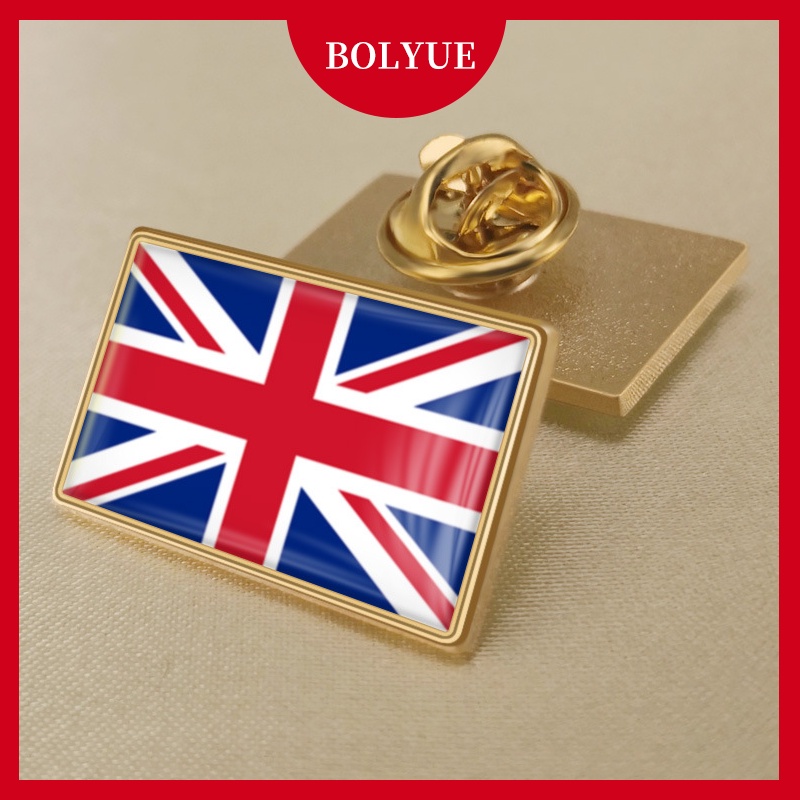Huy Hiệu Cài Áo Mạ Vàng Hình Liên Minh Công Đoàn ENGLAND UNION JACK