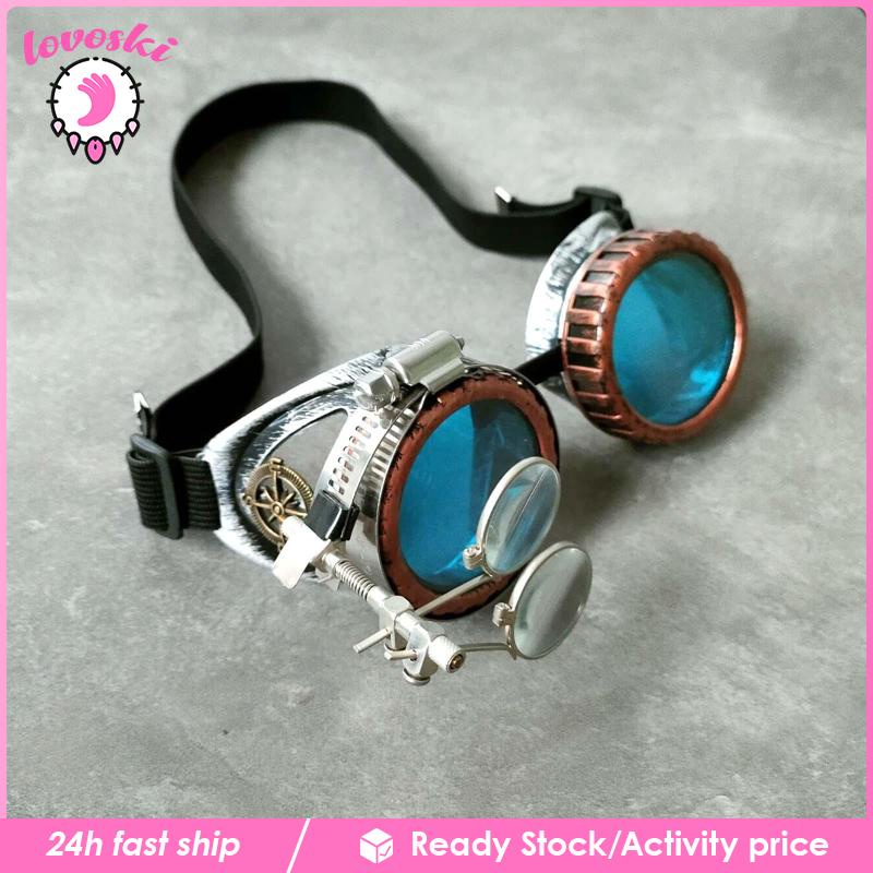 Kính Mát Thời Trang Steampunk Gọng Nhiều Màu Sắc