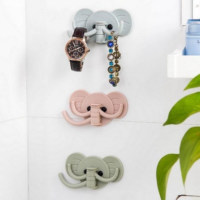 Móc Treo Đồ Đạc Hình Thú Vị 3 Móc Gắn Tường - Decor Trang Trí Nhà Cửa