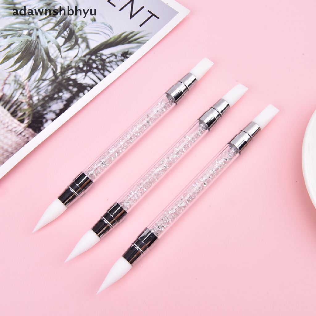 1 Cây Bút Hai Đầu Bằng Silicon Dùng Trang Trí Móng Tay DIY