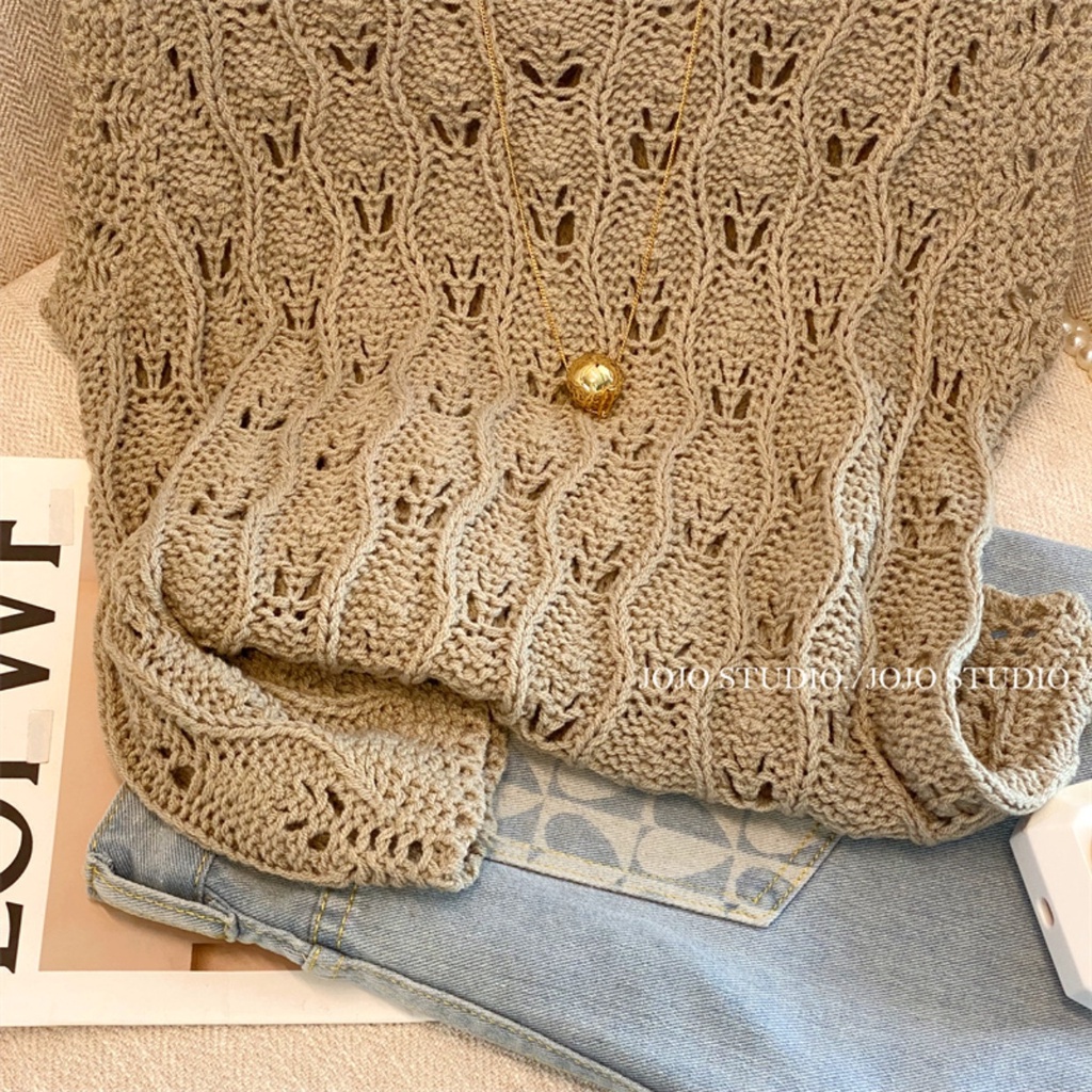 Áo Dệt Kim Không Tay Thiết Kế Mới Thời Trang Mùa Xuân 2023 Dành Cho Nữ