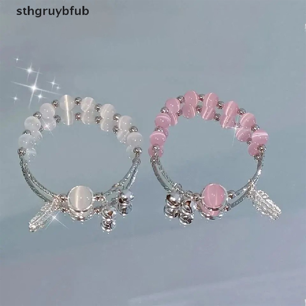 Vòng Tay Chuỗi Hạt Đá Mắt Mèo Giả Thời Trang Cho Nữ