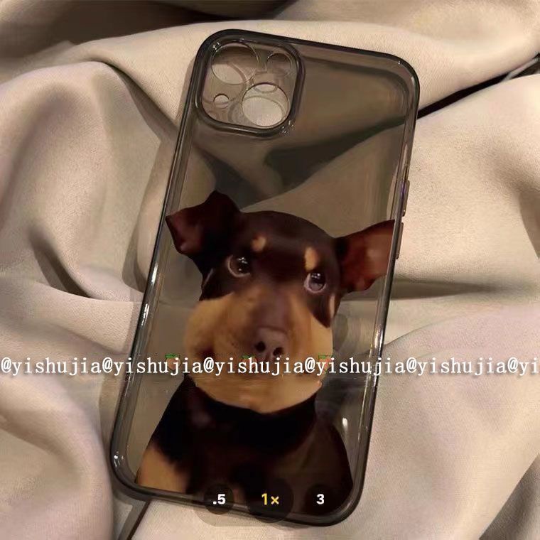 ✅Ốp Điện Thoại Silicon Mềm Màu Trong Suốt Hình Chú Cún NGX7 Cho iPhone 14 / 13promax 12 11 xs / xr 8Pin