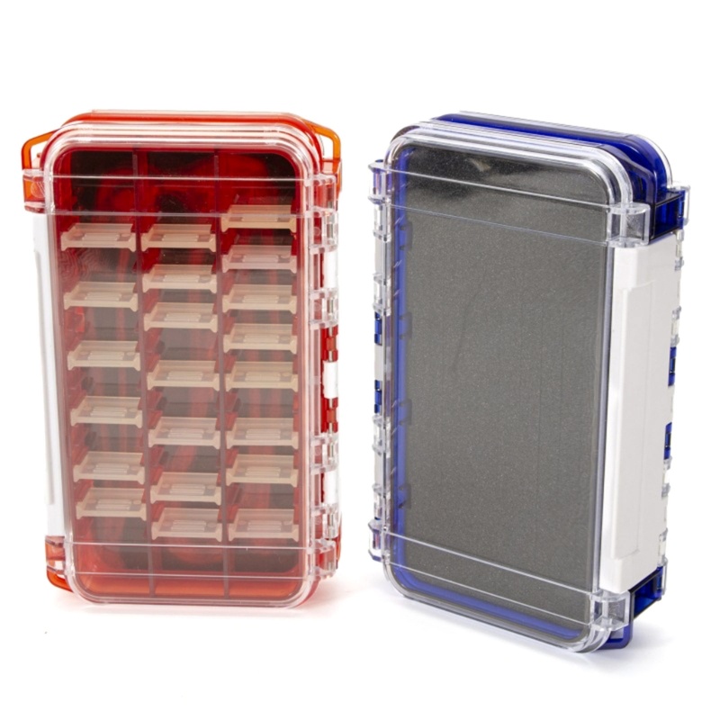 Hộp Đựng Mồi Câu Cá Hai Mặt Có Chia Ngăn Tiện Dụng