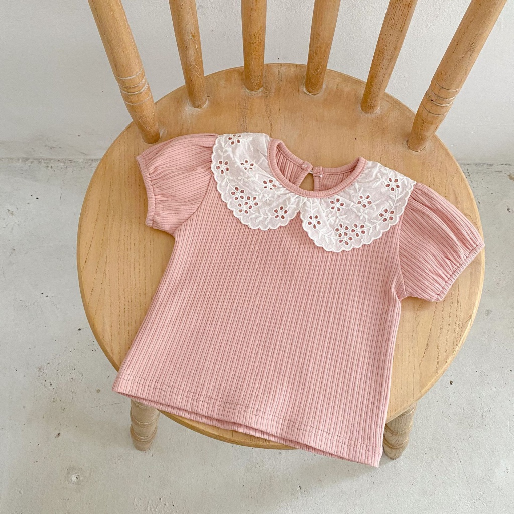 Bộ Áo Thun Tay Ngắn Và Quần Ống Loe Phong Cách Phương Tây Thời Trang Mùa Hè 2023 Dành Cho Bé Gái