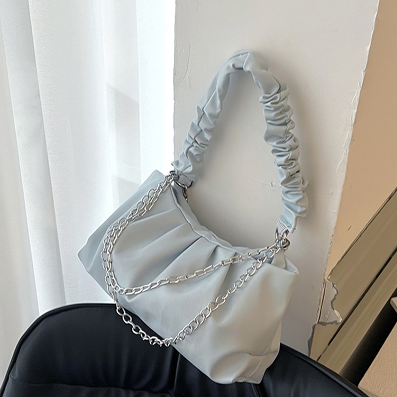 Túi Đeo Chéo Hình Đám Mây Màu Trắng Phong Cách Hàn Quốc Thời Trang Cho Nữ