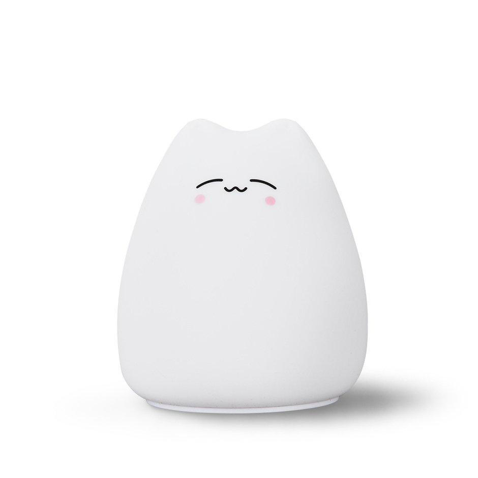 Night Lamp Mini Lovely Popular Cat Kids Pat Touch Eye Protection Nightlight