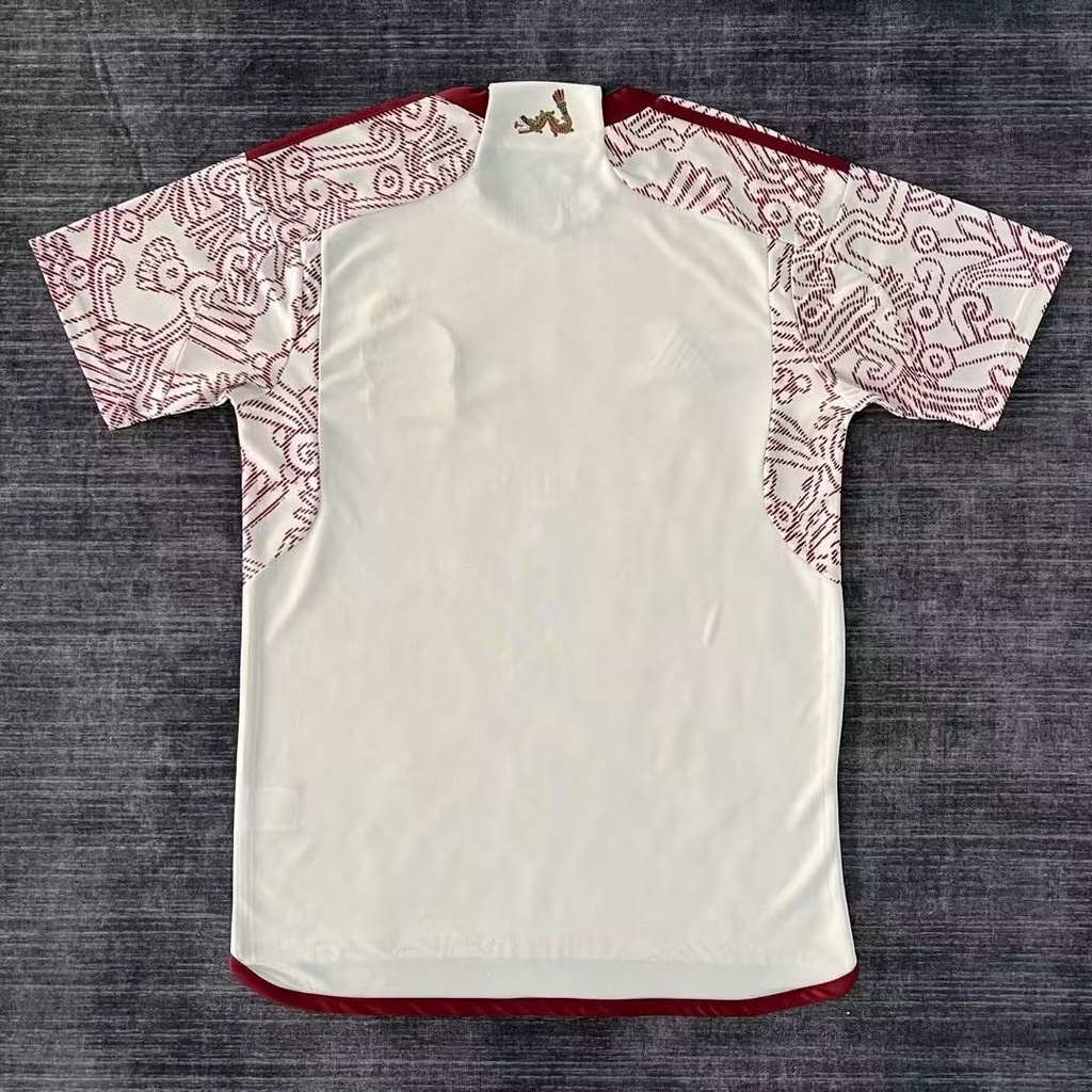 Áo Thun Bóng Đá Tay Ngắn Màu Trắng Đội Tuyển Mexico 2223 2324 Size S-XXL Mexico Thời Trang Cho Nam