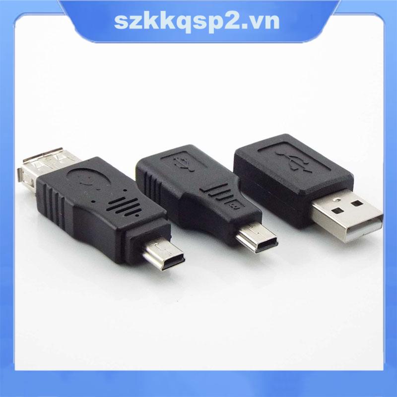 Đầu Chuyển Đổi OTG USB 2.0 A Female Sang Mini B 5-Pin Female / Male Cho Mini Type-A B VNK2
