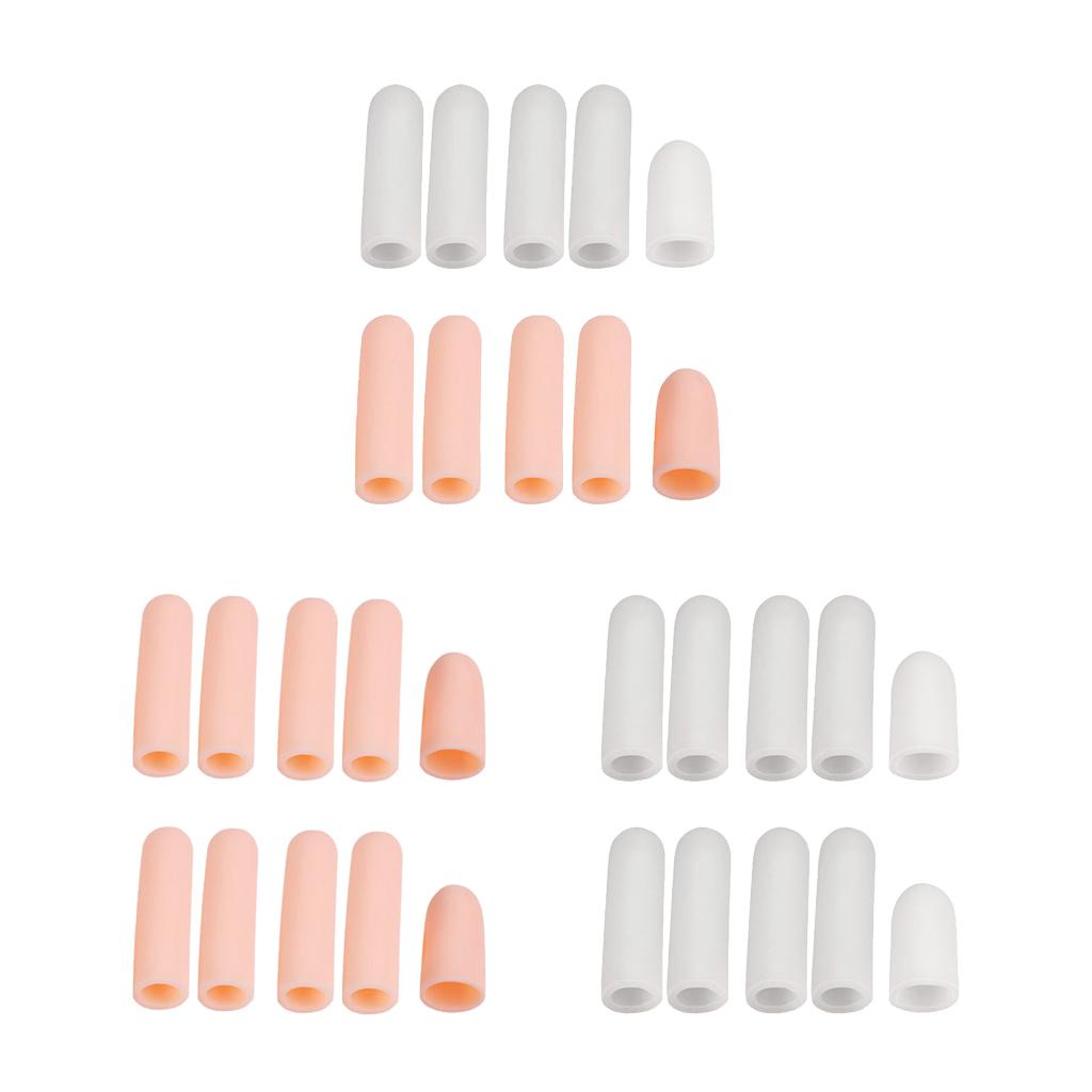 10Pcs Silicone Thumb Protector Splint Finger Sleeves Cover