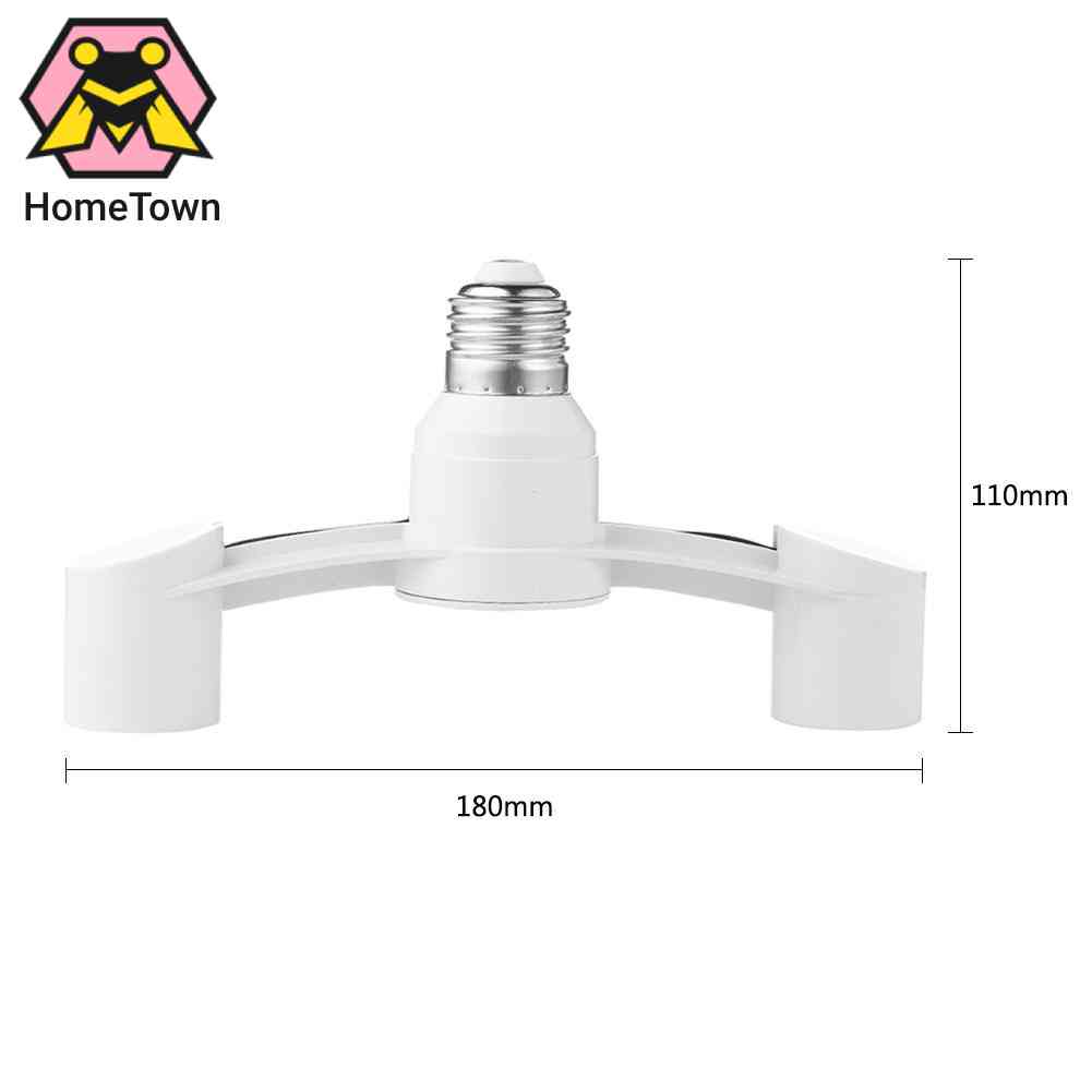 Đuôi Đèn Chuyển Đổi 2 Đầu E27 Sang 2E27 85-285V Dùng Trang Trí Nhà Cửa / Khách Sạn