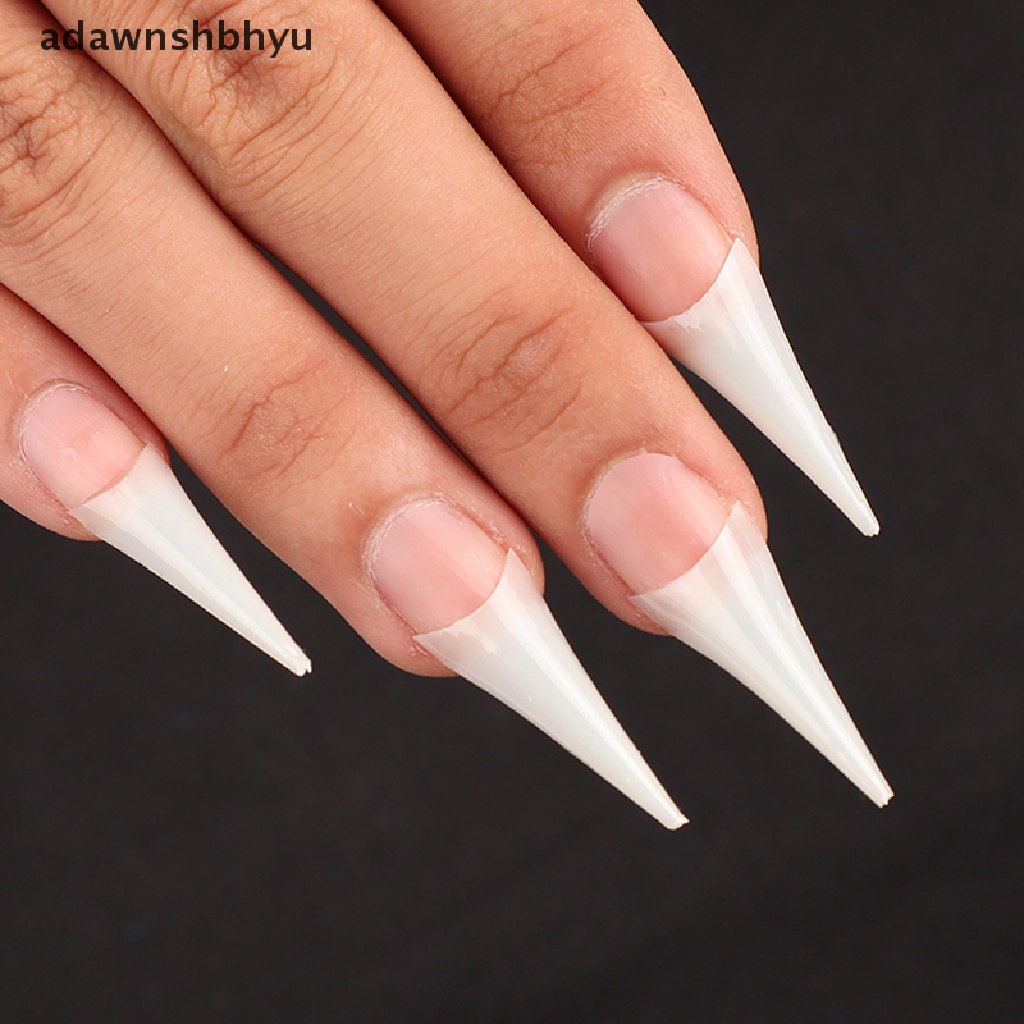 Set 100 Móng Tay Giả Nửa Đầu Nối Dài Chuyên Dụng