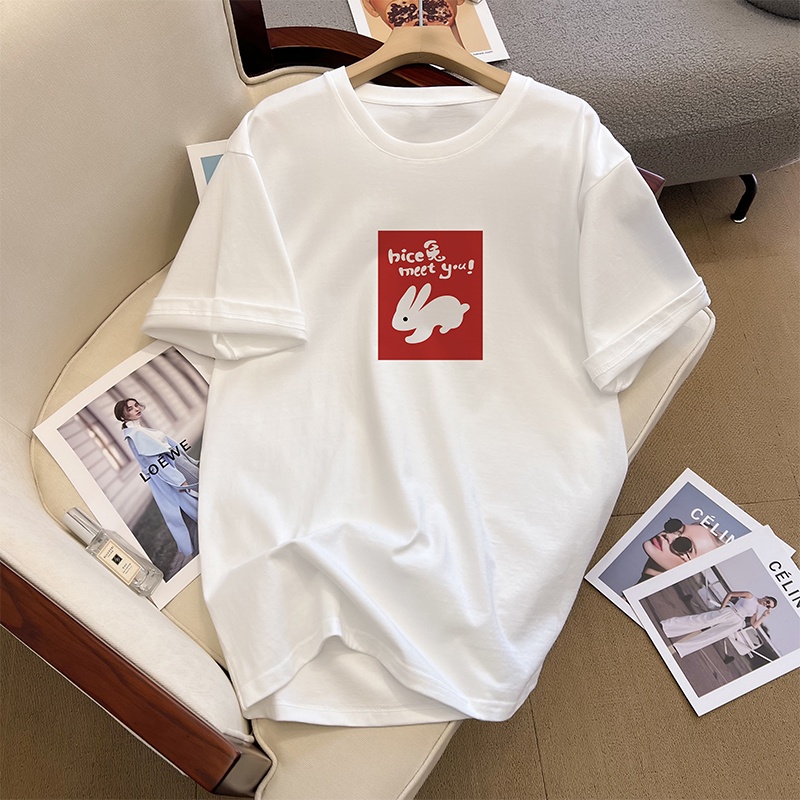 NRVP Áo Thun 100% Cotton Tay NgắN Plus Size Cho Nam Và Nữ