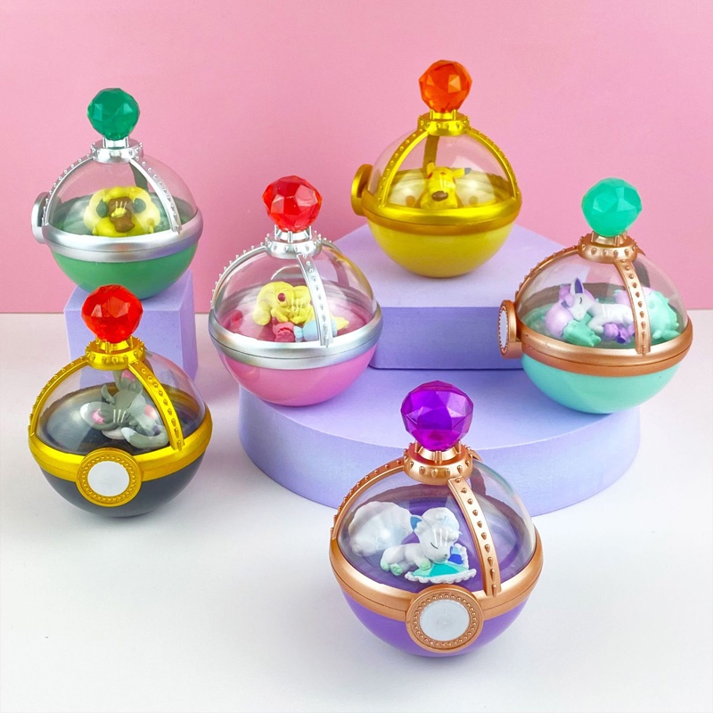 Set 6 Mô Hình Đồ Chơi Nhân Vật Trong Phim Hoạt Hình "Sleep Eevee Pikachu"